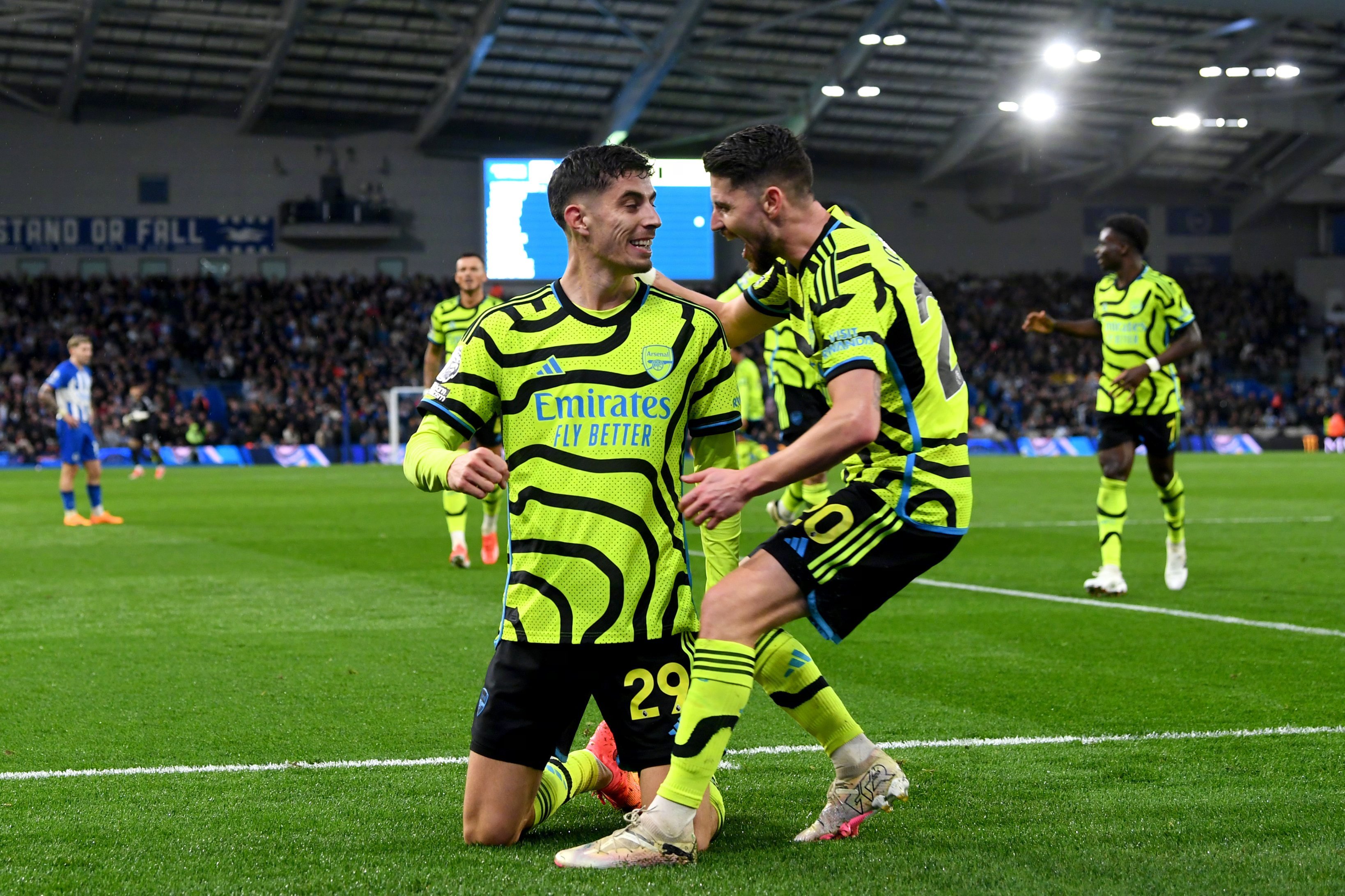 阿森纳客场大胜布莱顿,继续向前进发 阿森纳客场大胜布莱顿,继续向前进发